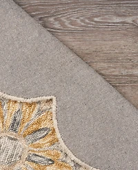 Lr Home Radiance Rdc-092 6' x 6' Round Area Rug