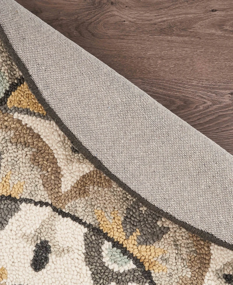 Lr Home Radiance Rdc-100 4' x 4' Round Area Rug