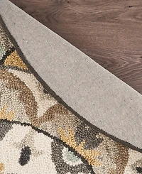 Lr Home Radiance Rdc-100 4' x 4' Round Area Rug