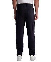 Karl Lagerfeld Paris Men's Peached Slim-Fit Cargo Pants