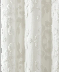 Peri Home Chenille Laurel Cotton Shower Curtain, 72" x