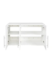 Streamdale Furniture Stackable Wall Mounted Storage Cabinet, 15.75" D X 35.43" W X 19.69" H, White