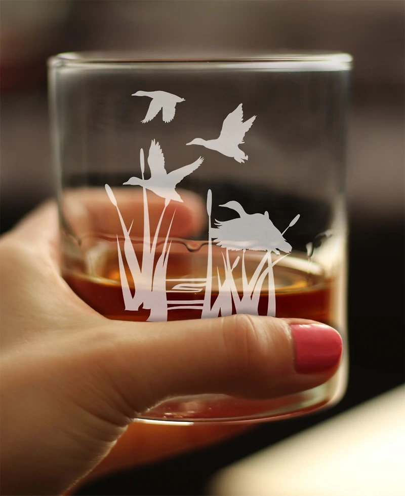 Bevvee Duck Pond Whiskey Rocks Glass