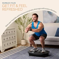 LifePro Rumblex Plus 4D Vibration Plate – Triple Motor, 3D/4D Motion for Weight Loss & Toning