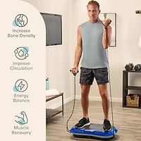 LifePro Waver Vibration Plate - Full Body Fitness Platform with Loop Bands for Weight Loss & Toning