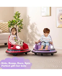 12V Kids Electric Ride On Bumper Car Battery Powered Bumper Car with Remote Control