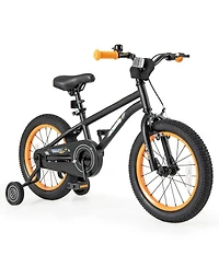 Hongge 16-Inch Kids' Sport Bike with Adjustable Seat and Reflectors for Ages 4-7