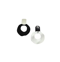 Sohi Women's Block Drop Earrings