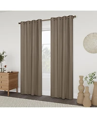 Linen Slub Blackout Grommet Pair (2 Panels