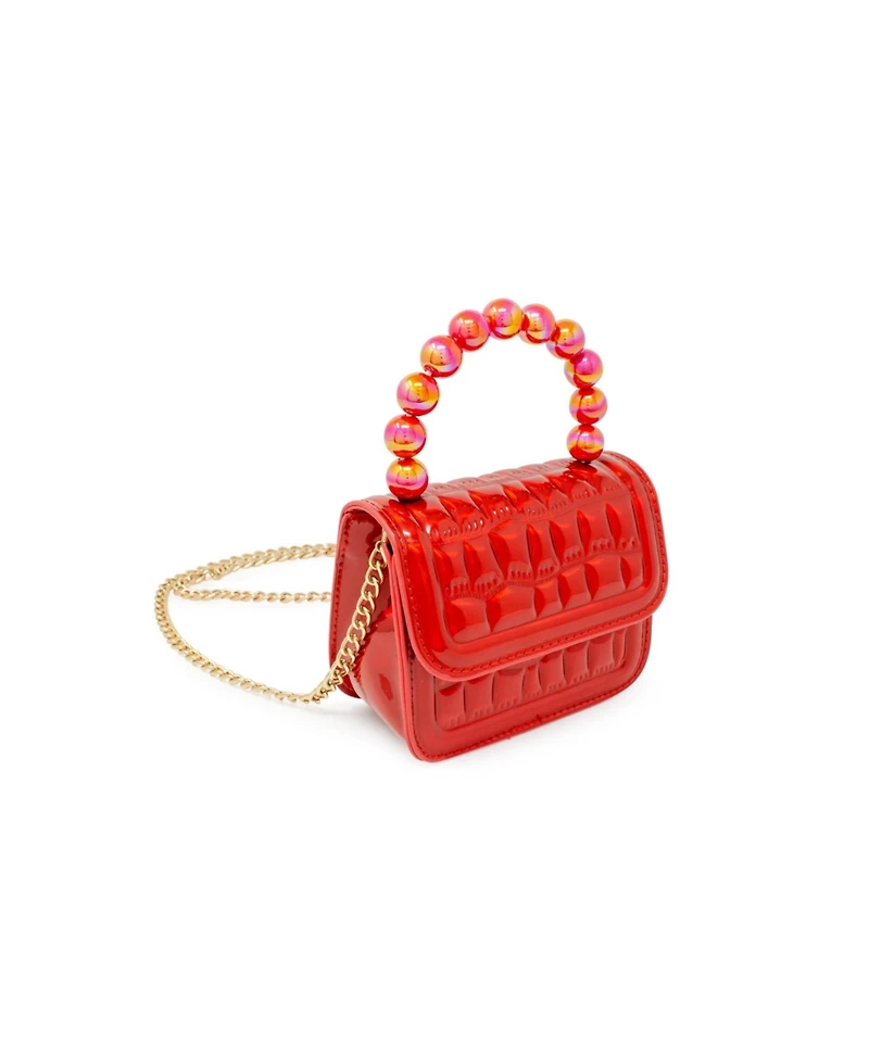 Tiny Treats + Zomi Gems Girls Mini Glam Quilted Pearl Handle Purse