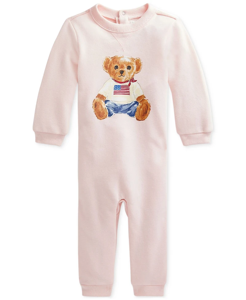 Polo Ralph Lauren Baby Bear Lightweight Fleece One-Piece