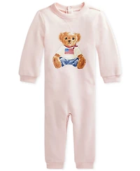 Polo Ralph Lauren Baby Bear Lightweight Fleece One-Piece