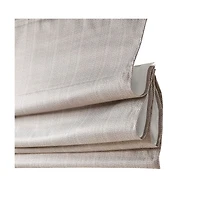 Madison Park Basketweave Room Darkening Cordless Roman Shade, Single Panel for Bedroom, Thermal Insulated Window Blind Treatment for Living Room