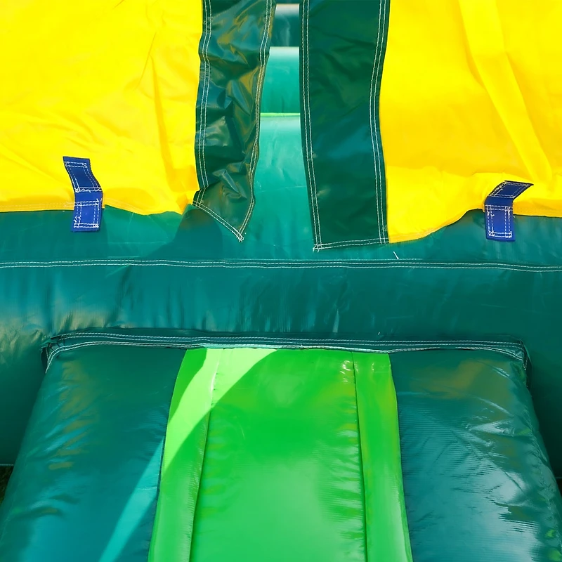 HeroKiddo Safari Bounce House Inflatable for Kids and Adults (with Blower), Commercial Grade, Basketball Hoop, Birthday Party, Rental Quality, Backyar