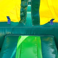 HeroKiddo Safari Bounce House Inflatable for Kids and Adults (with Blower), Commercial Grade, Basketball Hoop, Birthday Party, Rental Quality, Backyar