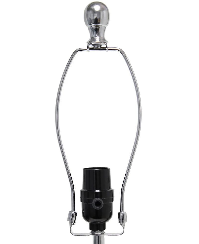 Lalia Home 27.25" Glossy State-of-the-Art Modern Entwined Table Lamp