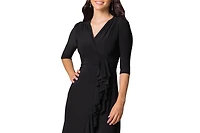 Kiyonna Women's Veronica Ruffle Evening Gown