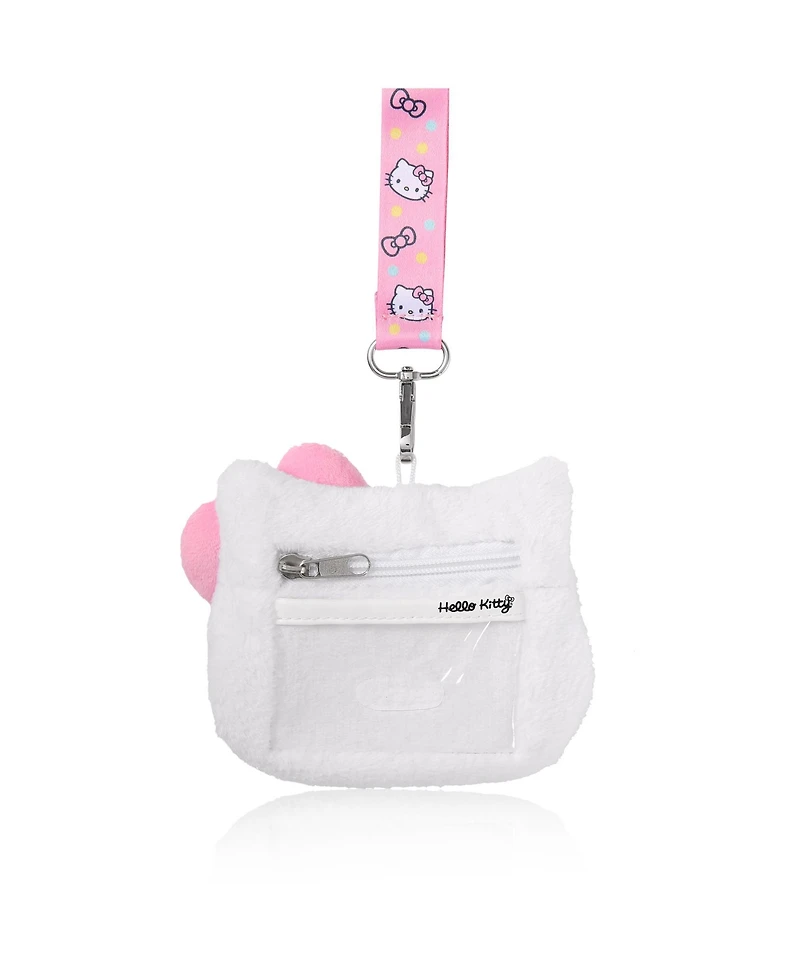 Hello Kitty Sanrio Coin Purse Id Holder Travel Lanyard