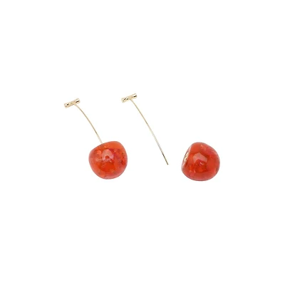 Sohi Women's Cherry Drop Earrings