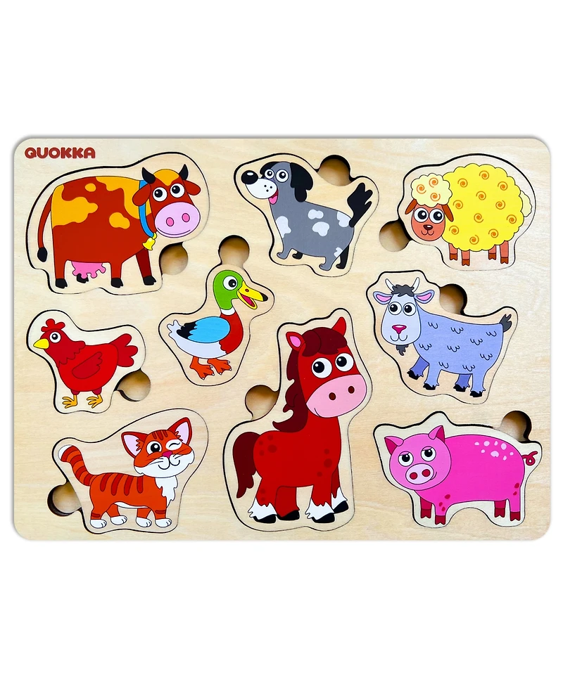 Quokka Wooden Puzzles for Toddlers 3-5 - Games for Children's Learning