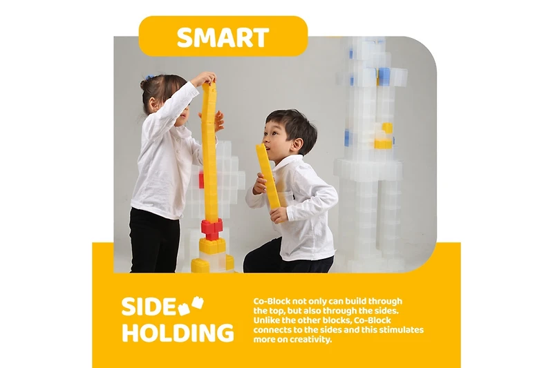 Co-Block Kproduct4u Curious Bpa-free Non-Toxic, Jelly Like Block Building Set for , 20 pieces