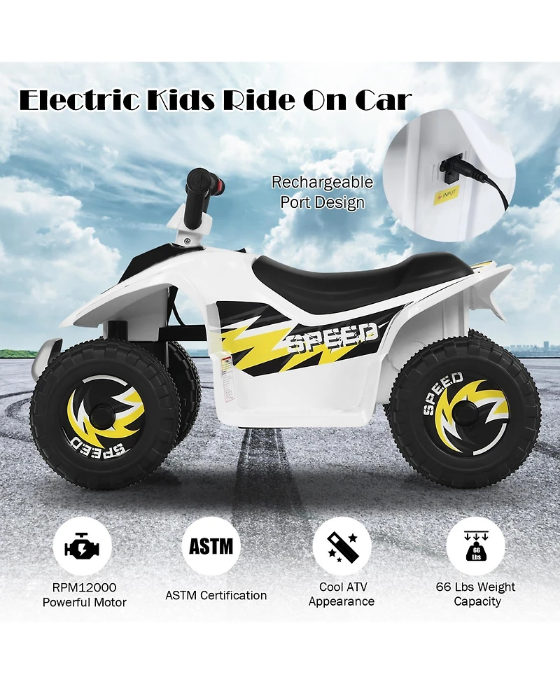 Hongge 6V Kids Electric Atv 4 Wheels Ride-On Toy