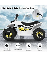 Hongge 6V Kids Electric Atv 4 Wheels Ride-On Toy