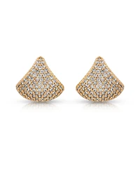 Ettika Pave Encrusted Huggies Hoops Earrings