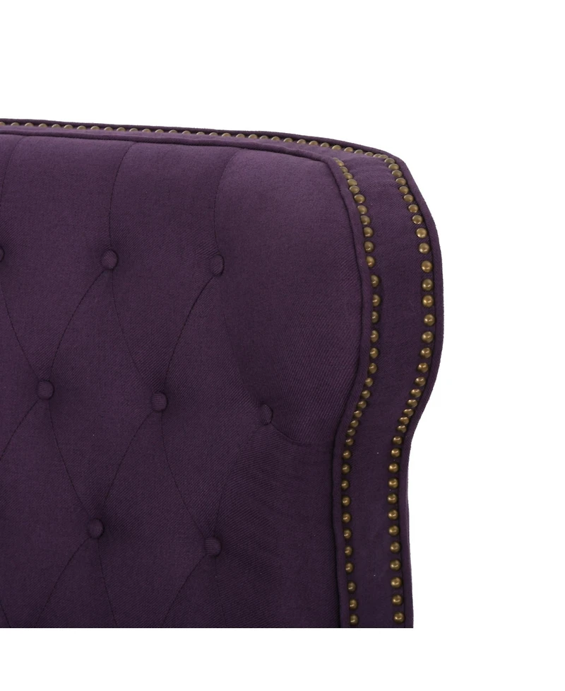 Streamdale Plum Accented Recliner with Rolled Arms