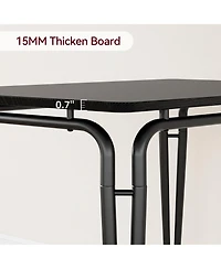 Dining Table for 4, Small Table and Chairs Set of 5, Dinette Set for 4