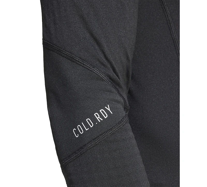 adidas Men's Techfit Cold.Rdy Moisture-Wicking Long-Sleeve Base-Layer Training T-Shirt