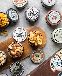 Dm Snacks Vintage-Inspired Nut Blends Gourmet Bar Cart Snack Collection, 12 Piece