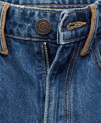 Mango Women's Contrast Details Bannack Jeans