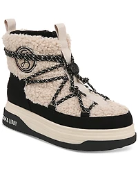 Sam and Libby Women's Carlie Cold Weather Cozy Lace Up Boots