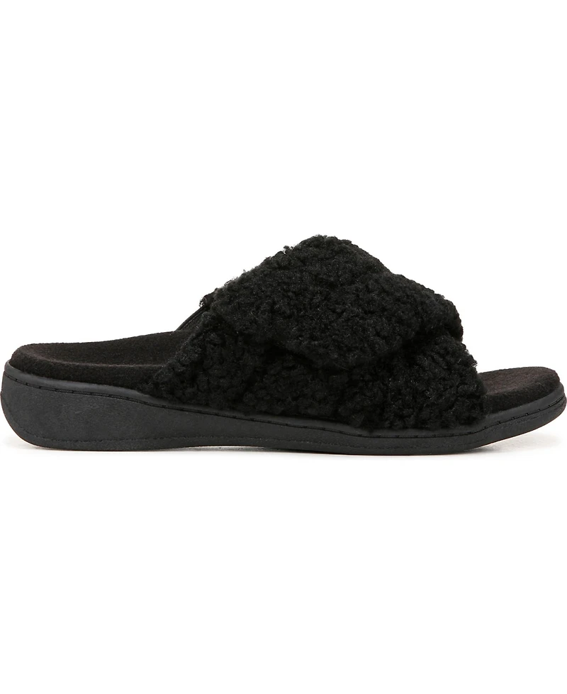 Vionic Womens Relax Ii Open Toe Slippers