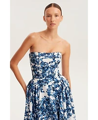 Milla Women's Ravishg Corset Maxi Dress