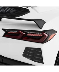 Hongge 12V Electric Kids Ride On Car Licensed Chevrolet Corvette C8 with Remote Control Ages 3+ Years Old