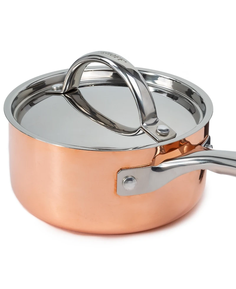 Tri-Ply 5.5" Covered Saucepan, Non-Hammered