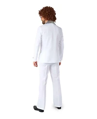 Suitmeister Men's Disco Costume Suit - Saturday Night Fever Outfit Blazer And Flare Pants White