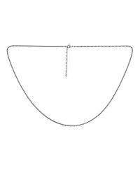 Bling Jewelry Unisex Thin Strong Simple Basic 2MM Yellow Rose Gold Plated Silver Tone Stainless Steel Basic Venetian Box Link Chain Necklace