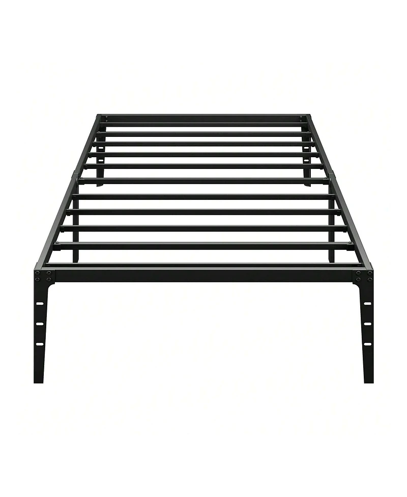 gaomon Bed Frame,14 Inch Metal Bed Frame, Heavy Duty Platform, Sturdy Steel Slat Platform, Noise Free, No Box Spring Needed With Huge Storage Space ,C