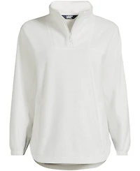 Lands' End Plus Luxe Fleece Quarter Zip