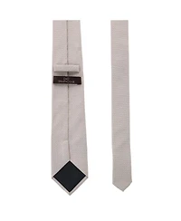 Trafalgar Men's Baldwin Metallic Dash Silk Business Necktie