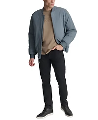 Dkny Men's Stretch Zip-Front Zip-Pocket Bomber Jacket