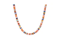 Little Sky Stone Elena Mixed Gemstone Multicolor Beaded Choker Necklace