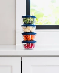 Dura Living -Piece Cup Round Food Storage and Meal Prep Container Set