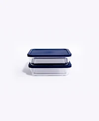Dura Living -Piece Cup Rectangular Food Storage and Meal Prep Container Set