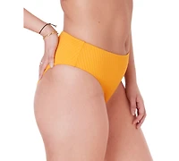 Andie Women's '90s Ribbed High-Waist Bikini Bottoms