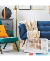 Optimus Portable Fan Forced Radiant Heater with Thermostat