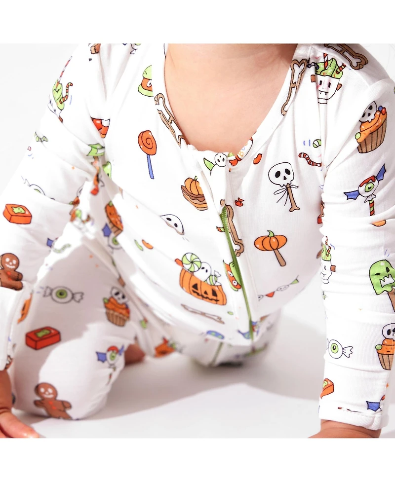 Bellabu Bear Baby Boys or Girls, Halloween Treats Convertible Footie